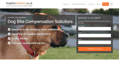 Desktop Screenshot of dogbitesolicitors.co.uk