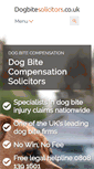 Mobile Screenshot of dogbitesolicitors.co.uk